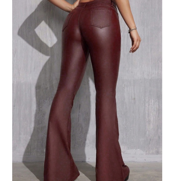 Luxe  Matte Flare Wide Leg pants - Picture 4 of 8